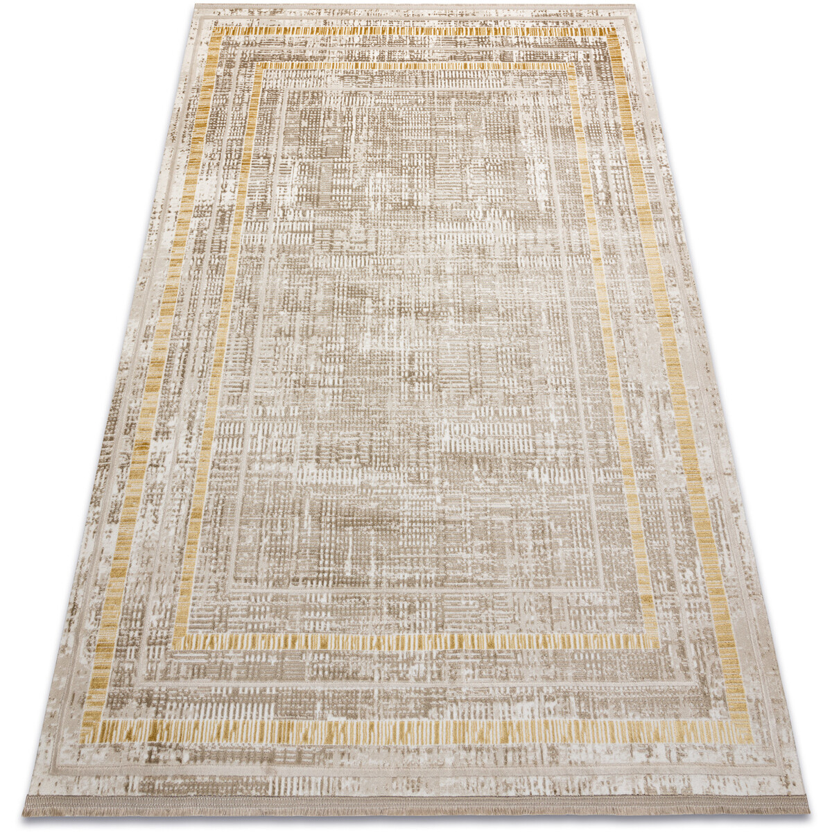 Rugsx  Moderní koberec DUKE 51523 béžový / zlatý 120x170 cm  Béžová