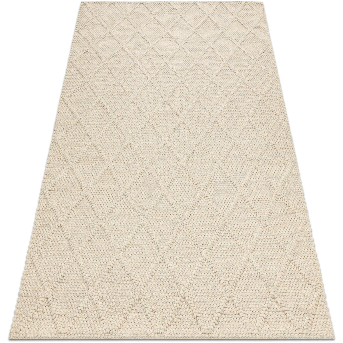 Rugsx  Vlněný koberec TAHAR 99001B krém - RUČNĚ 120x180 cm  Béžová
