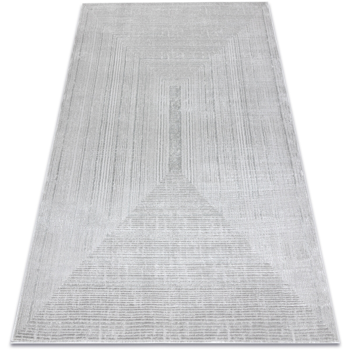 Rugsx  Koberec BALANCE 8788 šedá - Geometrický, strukt 160x220 cm  Šedá