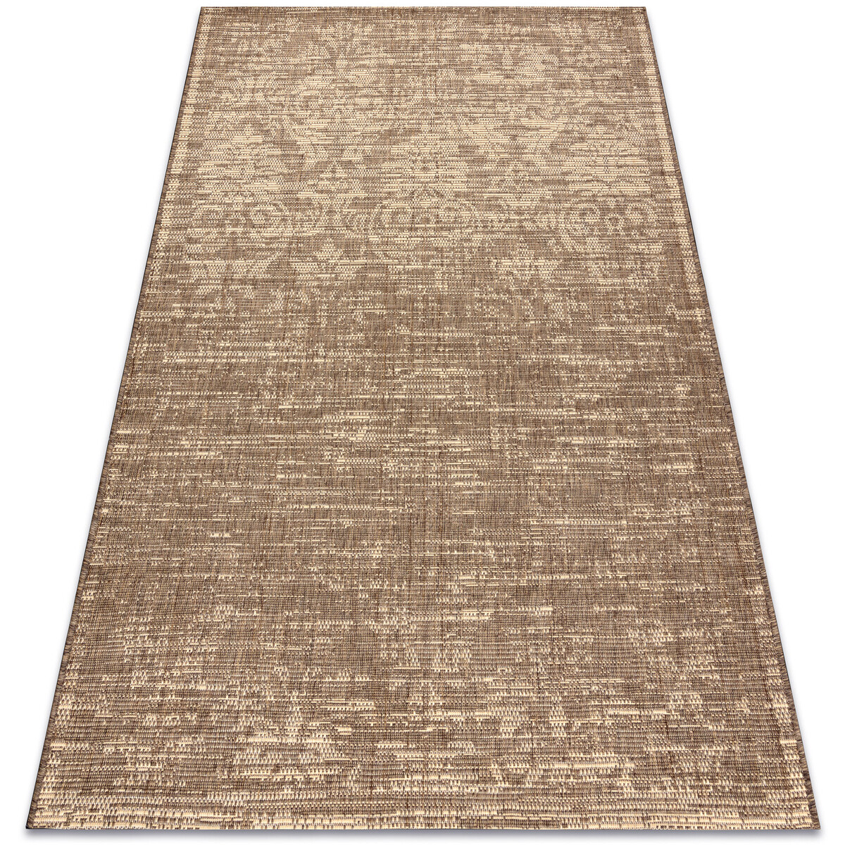 Rugsx  KOBEREC SIZAL FLOORLUX 20211 káva / přírodní 80x150 cm  Hnědá
