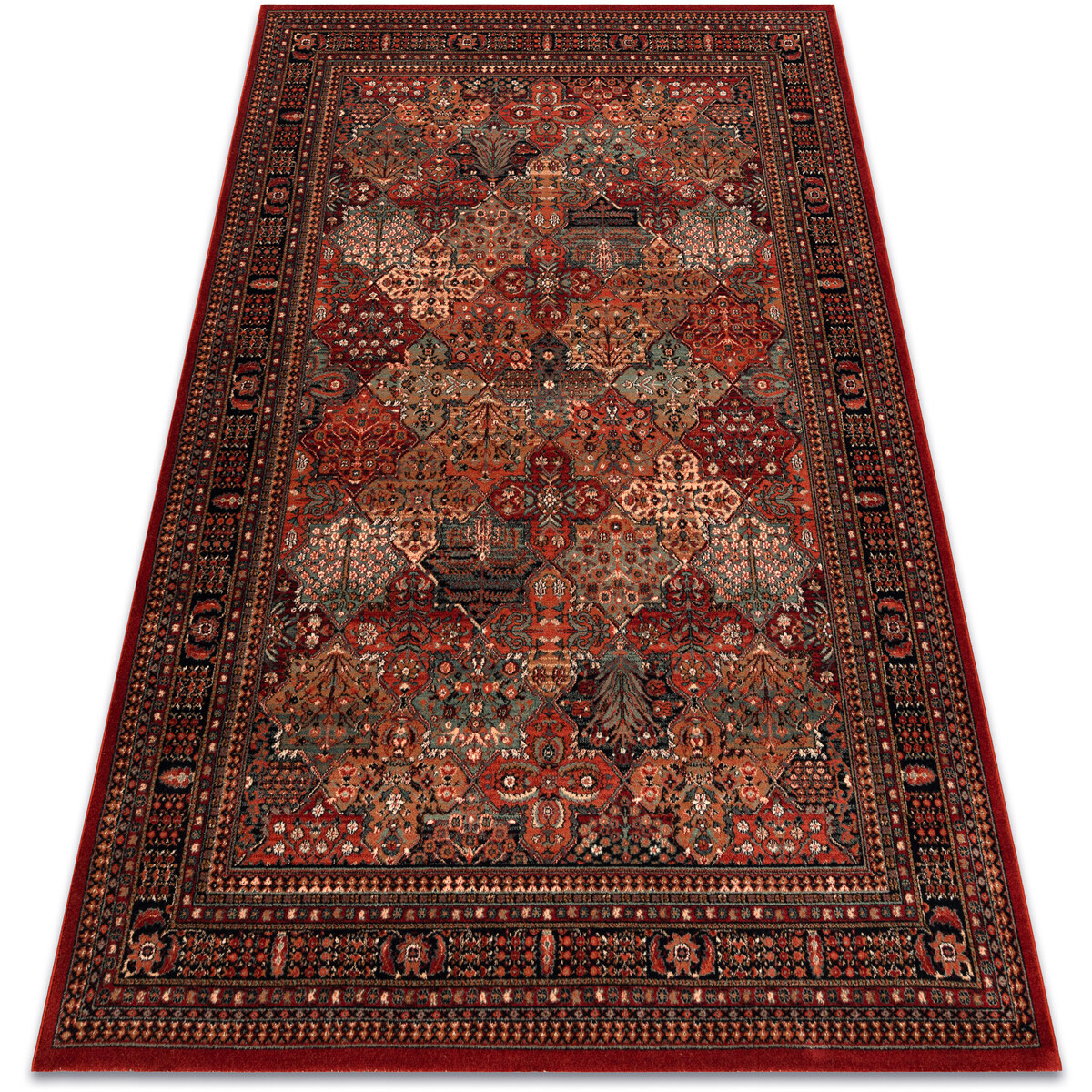 Rugsx  Koberec KASHQAI 4309 300 orientální, rám bordó 200x300 cm  Bordó