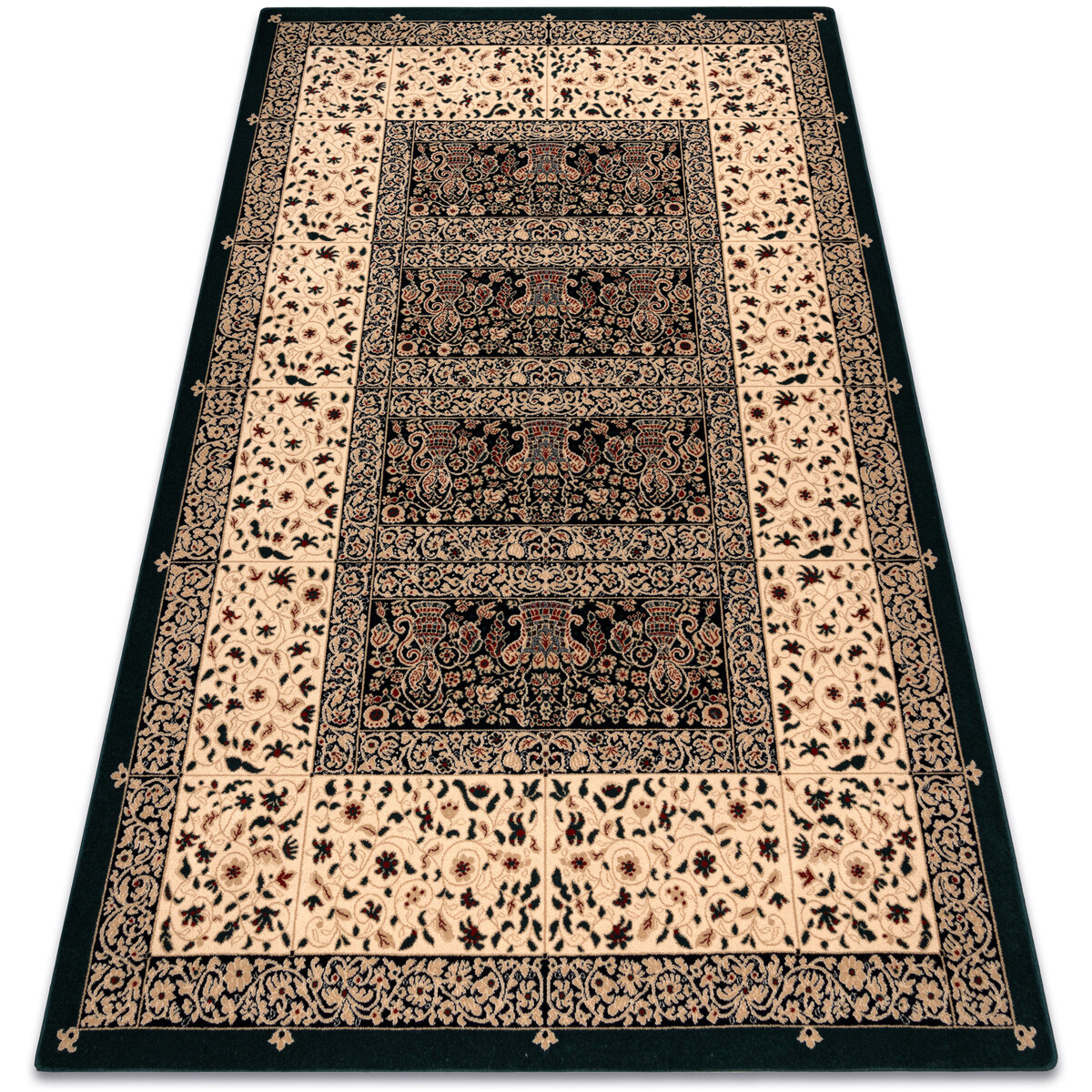 Rugsx  Vlněný koberec POLONIA WITRAŻ smaragd 2 200x300 cm  Zelená