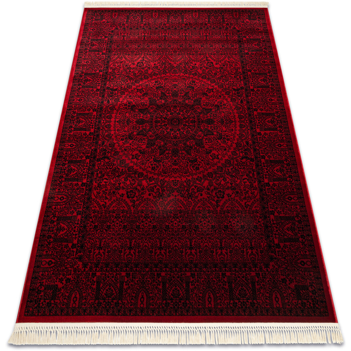 Rugsx  ORIENT 6039 koberec vínová / černá Rám, 180x270 cm  Bordó