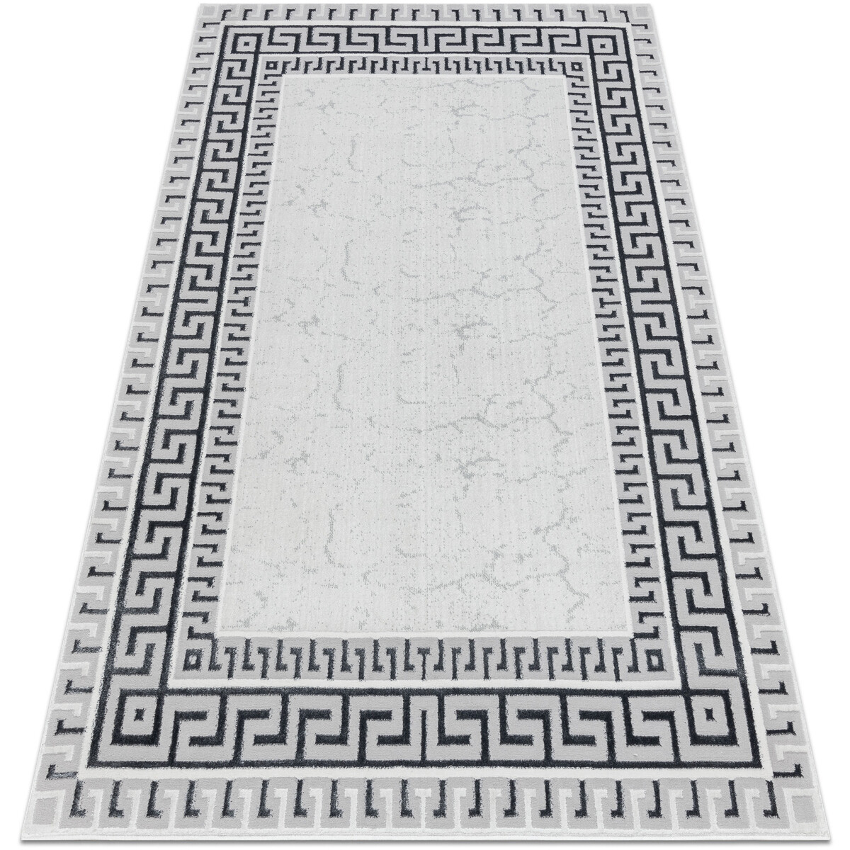 Rugsx  Koberec ALLURE 1960 řecký klíč, rám - 200x290 cm  Bílá