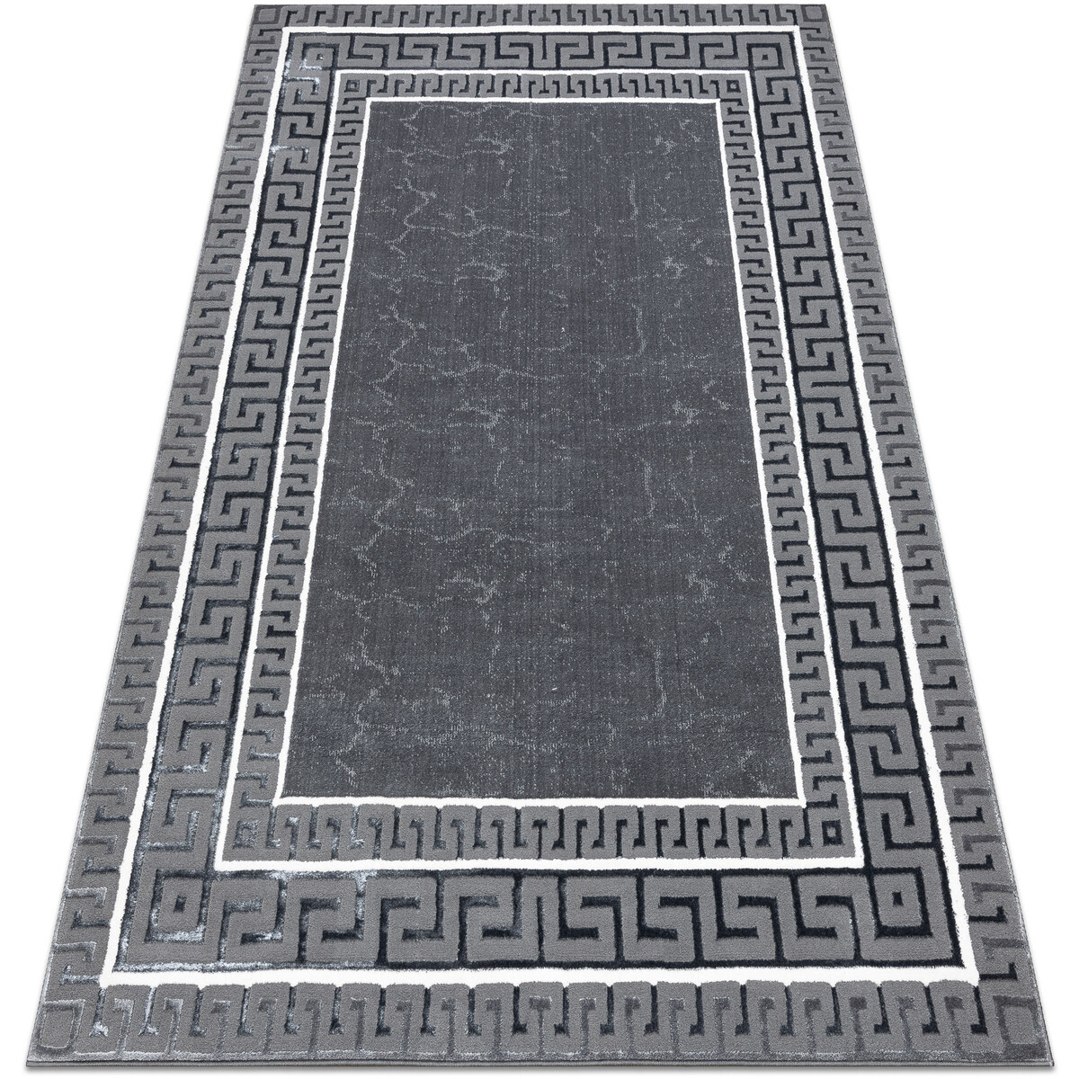 Rugsx  Koberec ALLURE 1960 řecký klíč, rám - 180x270 cm  Šedá
