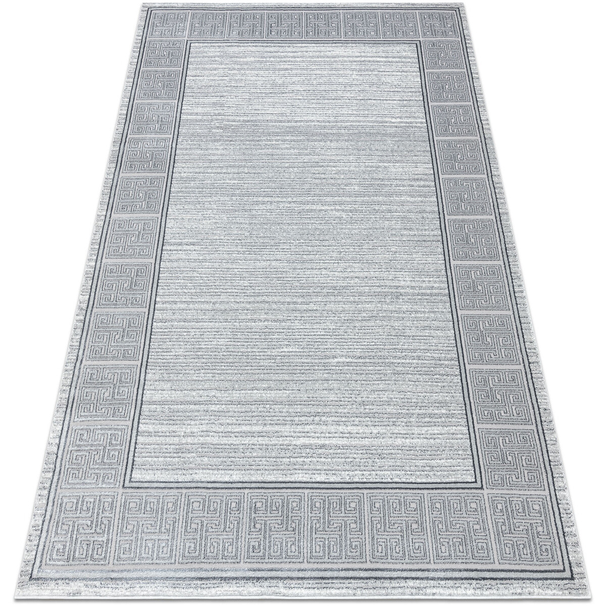 Rugsx  Koberec ALLURE 8783 řecký klíč, rám - 120x170 cm  Šedá