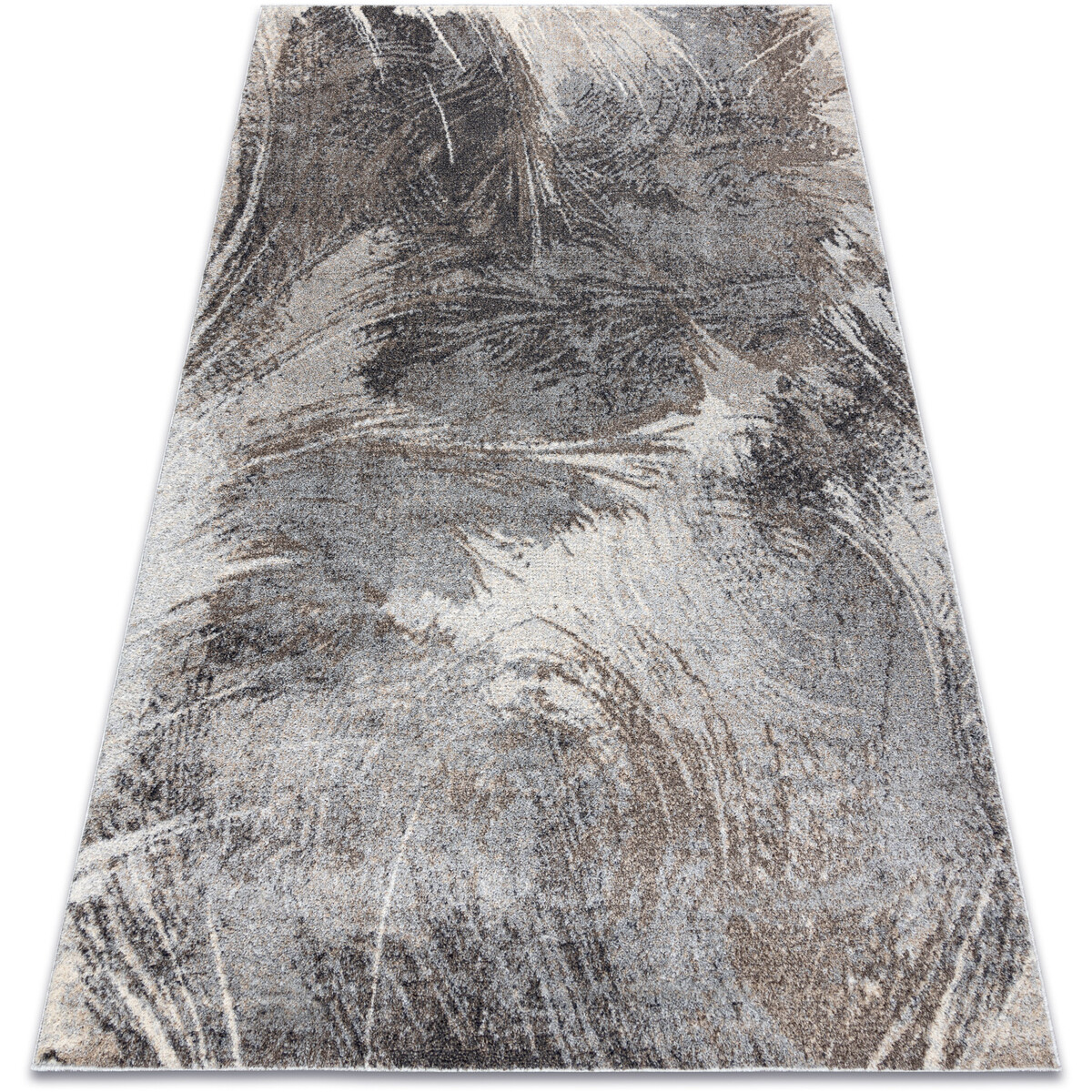 Rugsx  Koberec FUSION 9617 tmavošedý / hnědá - 240x330 cm  Šedá