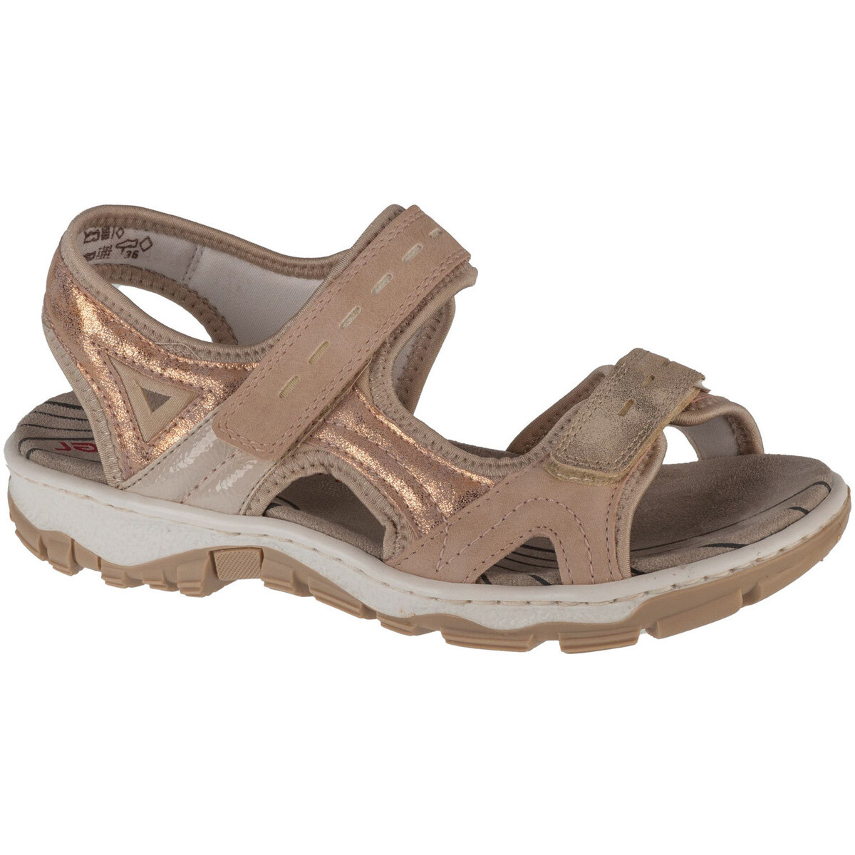 Rieker  Sandals 68866  Růžová