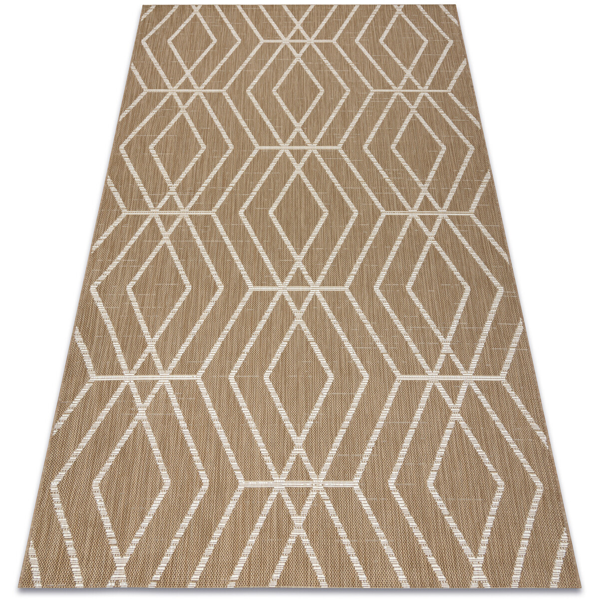 Rugsx  FLAT 48956265 Sisalový koberec Geometrický - př 120x170 cm  Béžová