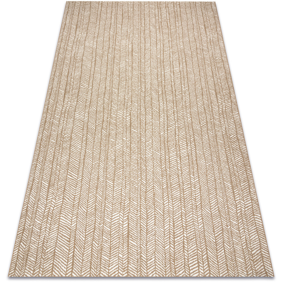 Rugsx  FLAT 48964265 Sisalový koberec Rybí kost - 80x150 cm  Béžová