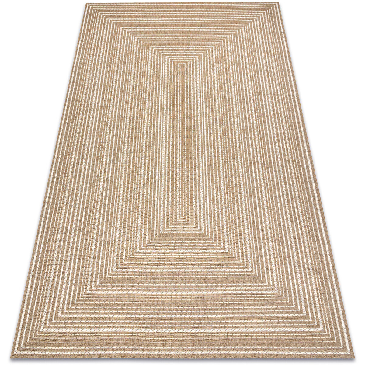 Rugsx  FLAT 48962265 Sisalový koberec Geometrický - př 200x290 cm  Béžová