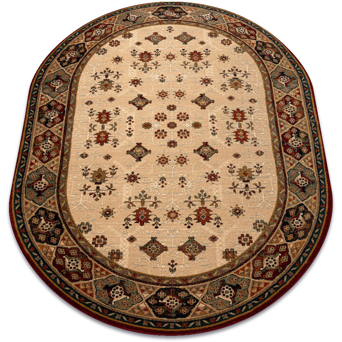 Rugsx  Vlněný koberec OMEGA  TAROS oriental rudy 200x300 cm  Červená