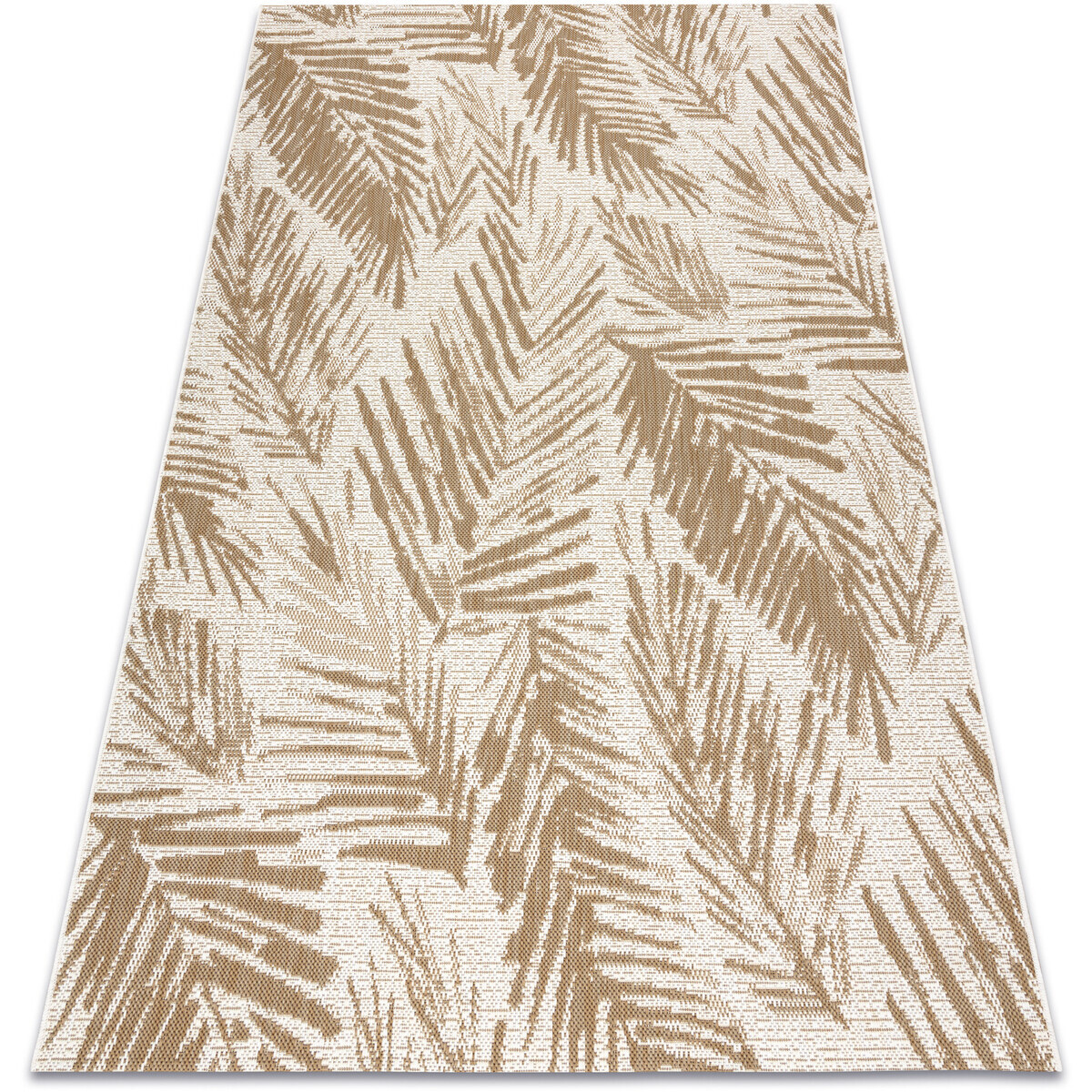 Rugsx  FLAT 48977256 Sisalový koberec Palmové listy - 140x200 cm  Béžová