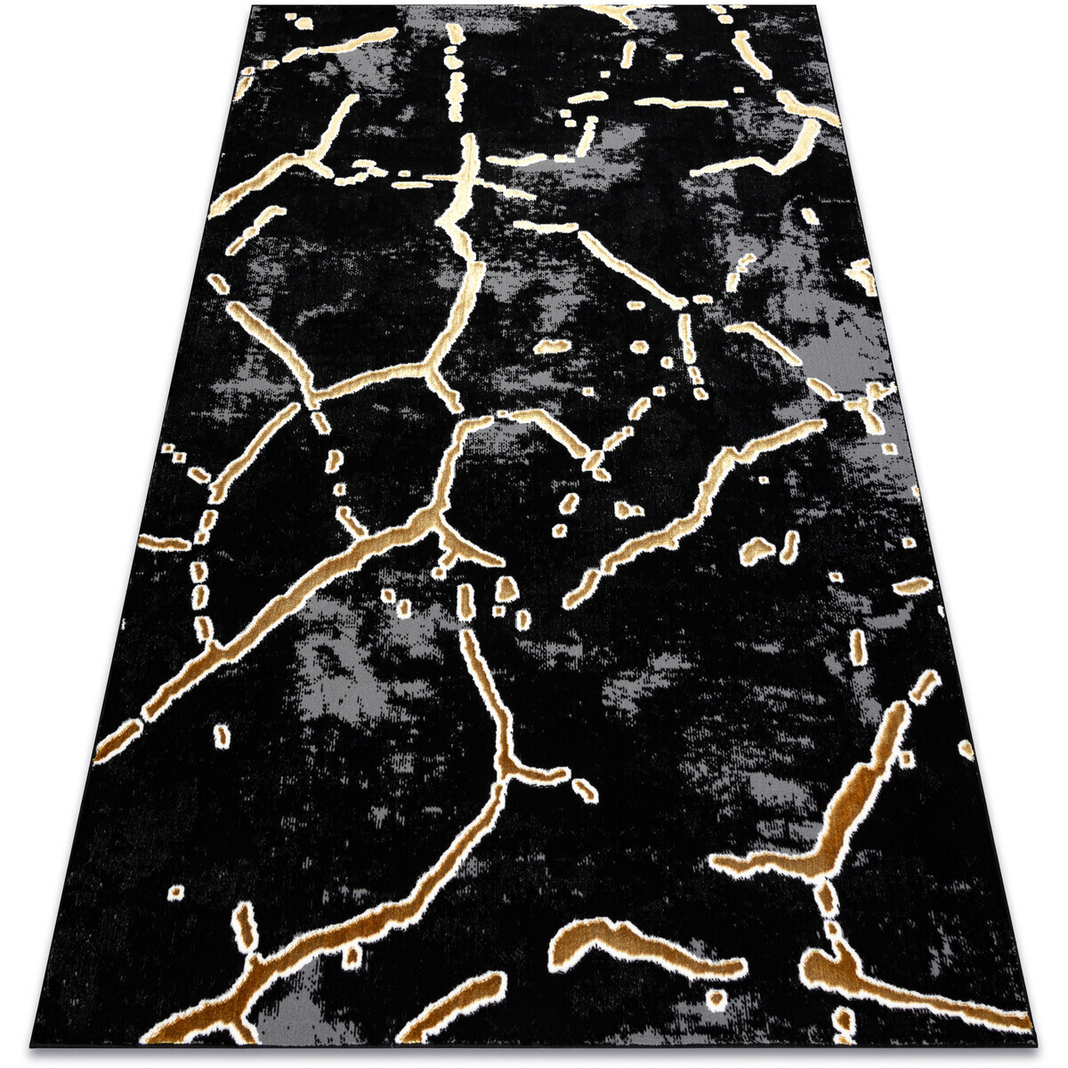 Rugsx  Koberec ALLURE 1967 Mramor - Strukturální, stylo 140x190 cm  Černá