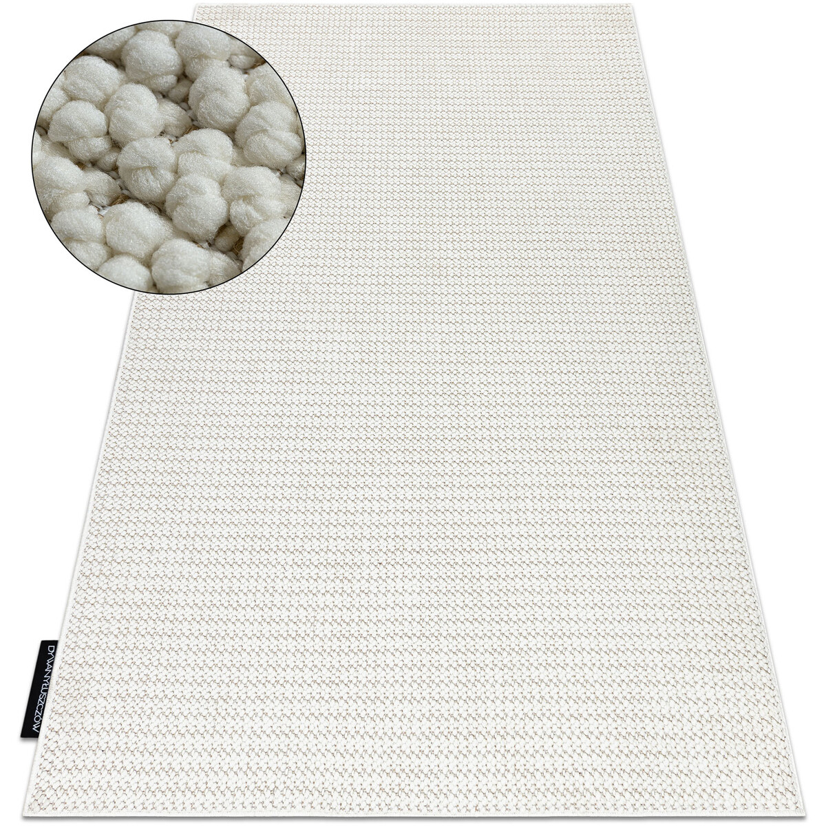 Rugsx  Koberec CASABLANCA LOOP bílá smyčka, měkká 300x400 cm  Bílá