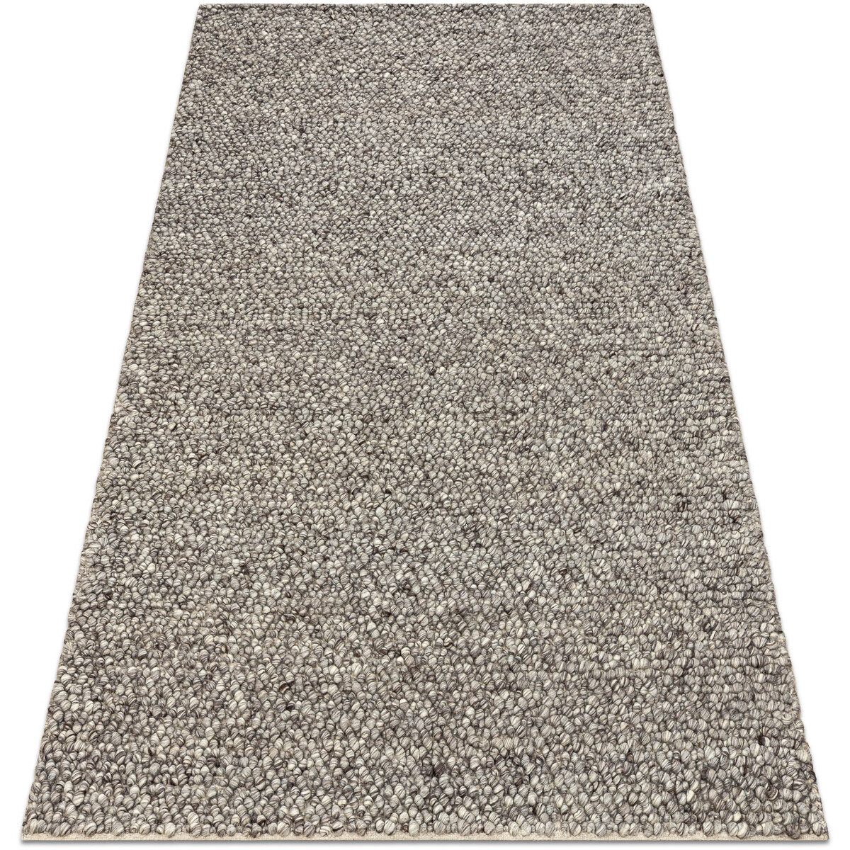 Rugsx  Vlněný koberec TAHAR 99005 antracit - RUČNĚ 160x240 cm  Černá