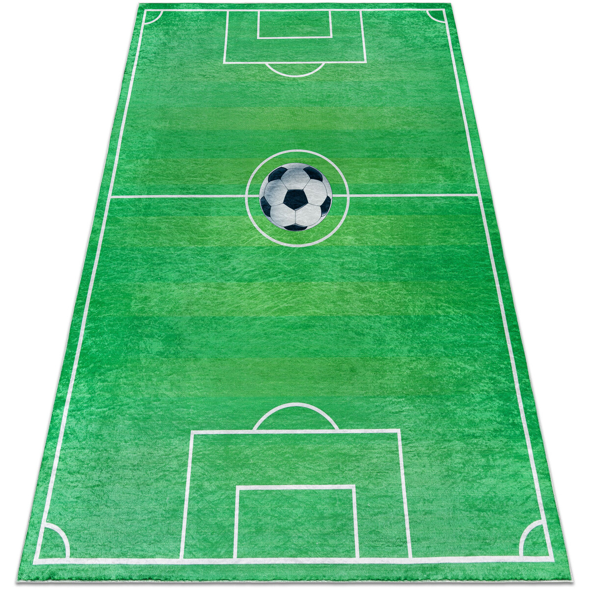 Rugsx  BAMBINO 9731 mycí kobereček Hřiště, fotbal pr 160x220 cm  Zelená