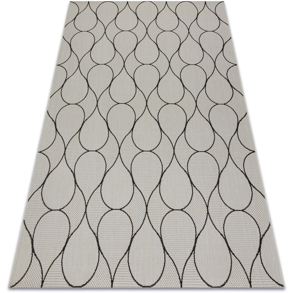 Rugsx  Koberec FLAT SISAL 49379960 Kapky krémová / 140x200 cm  Béžová