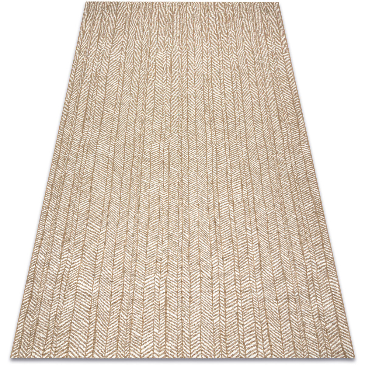 Rugsx  FLAT 48964265 Sisalový koberec Rybí kost - 160x230 cm  Béžová