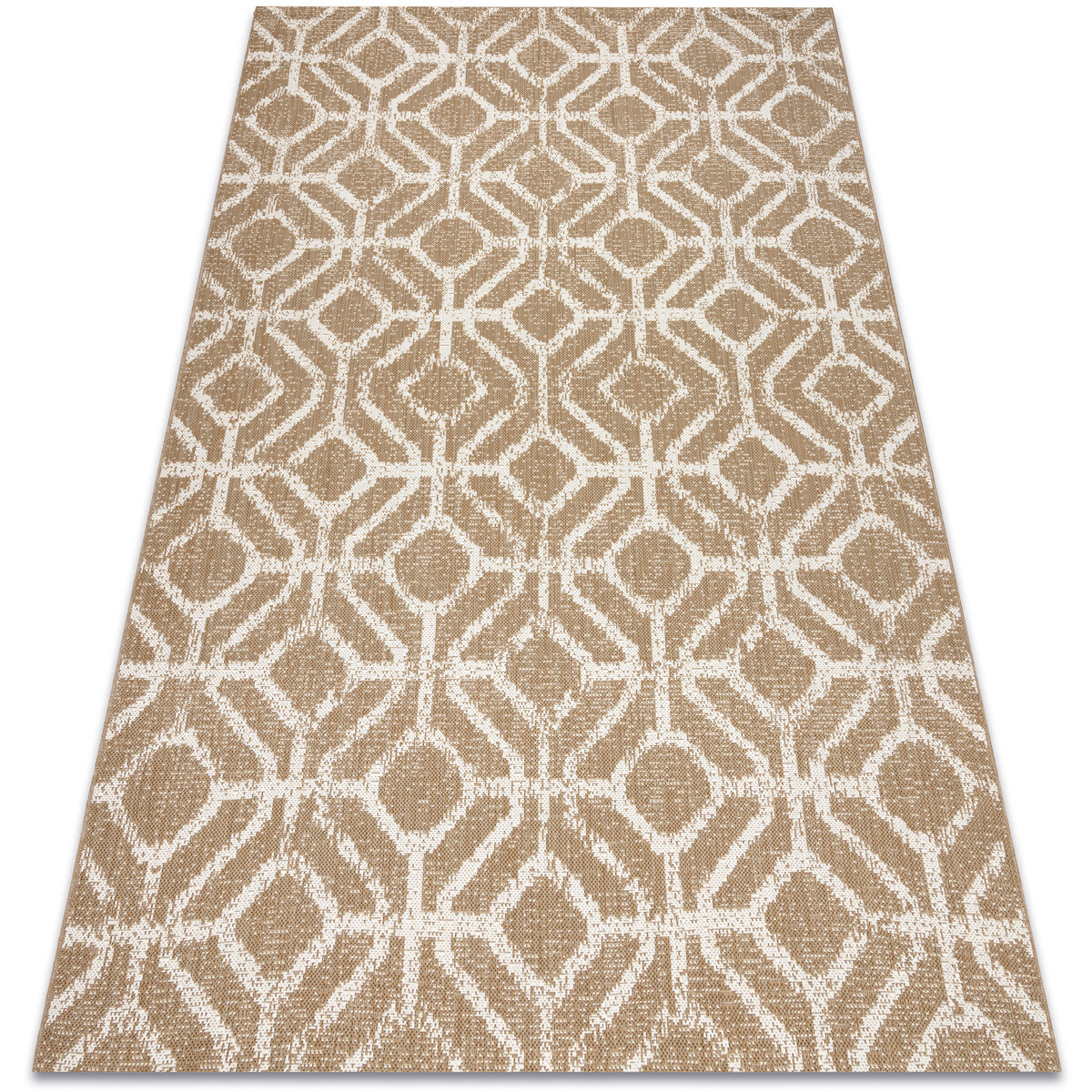 Rugsx  Koberec FLAT 48957265 Geometrický RHOMBY přírod 160x230 cm  Béžová