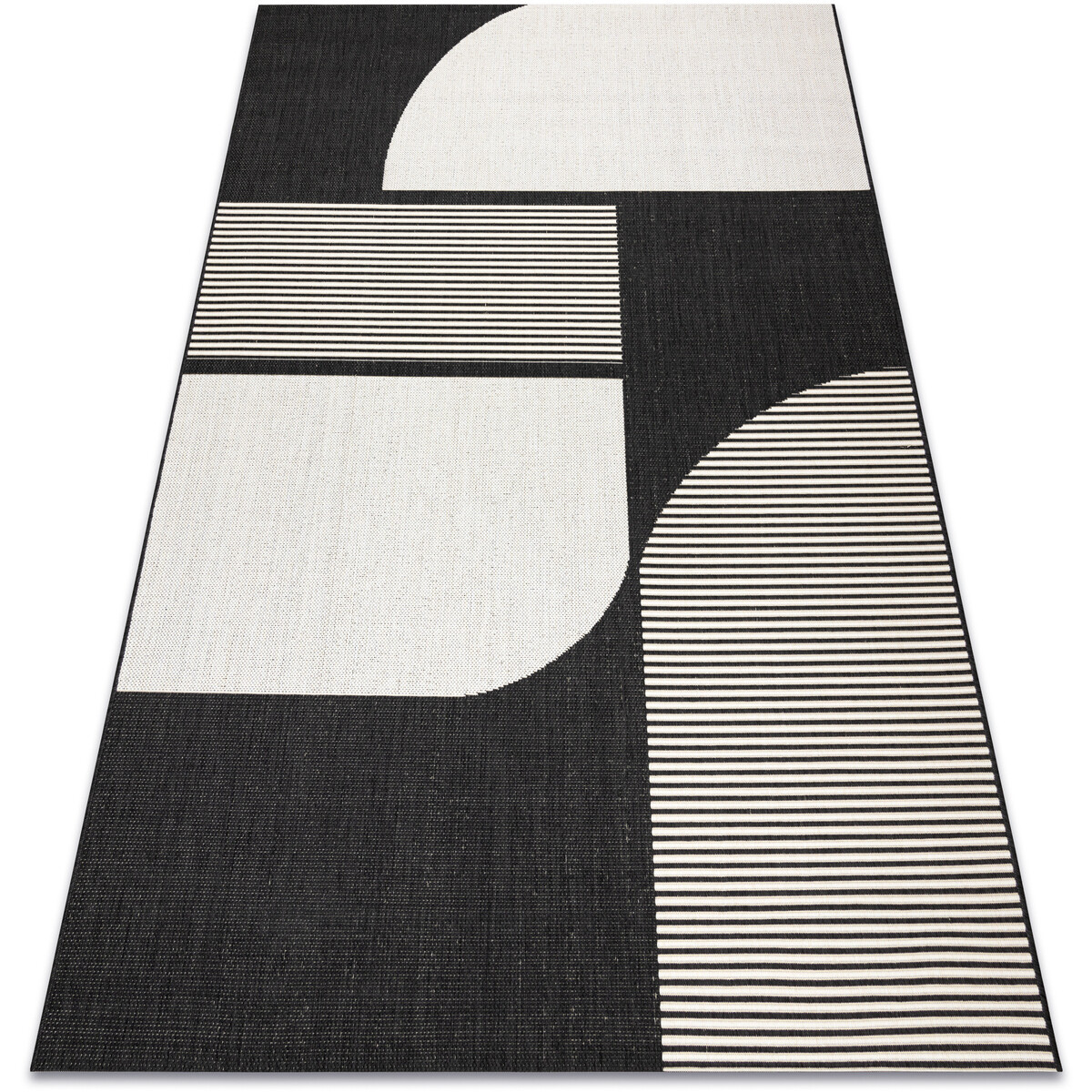 Rugsx  Koberec FLAT SISAL 49384690 ABSTRAKCE krémová / 160x230 cm  Béžová