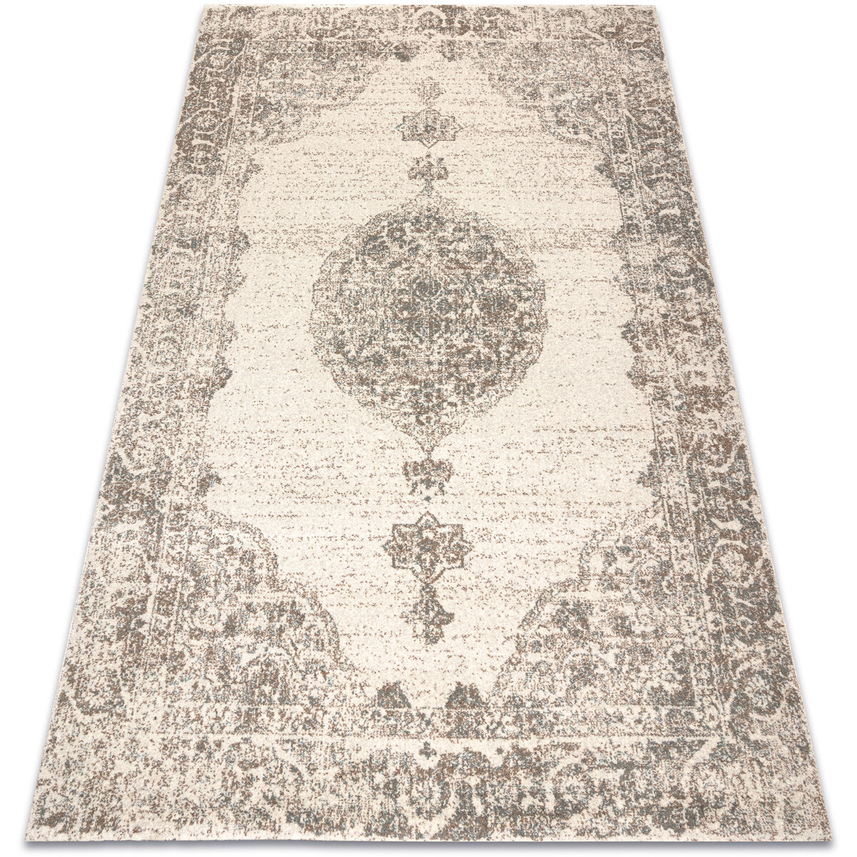 Rugsx  Vlněný koberec 486.24.LA110 OSTA Ornament, rám  120x170 cm  Šedá
