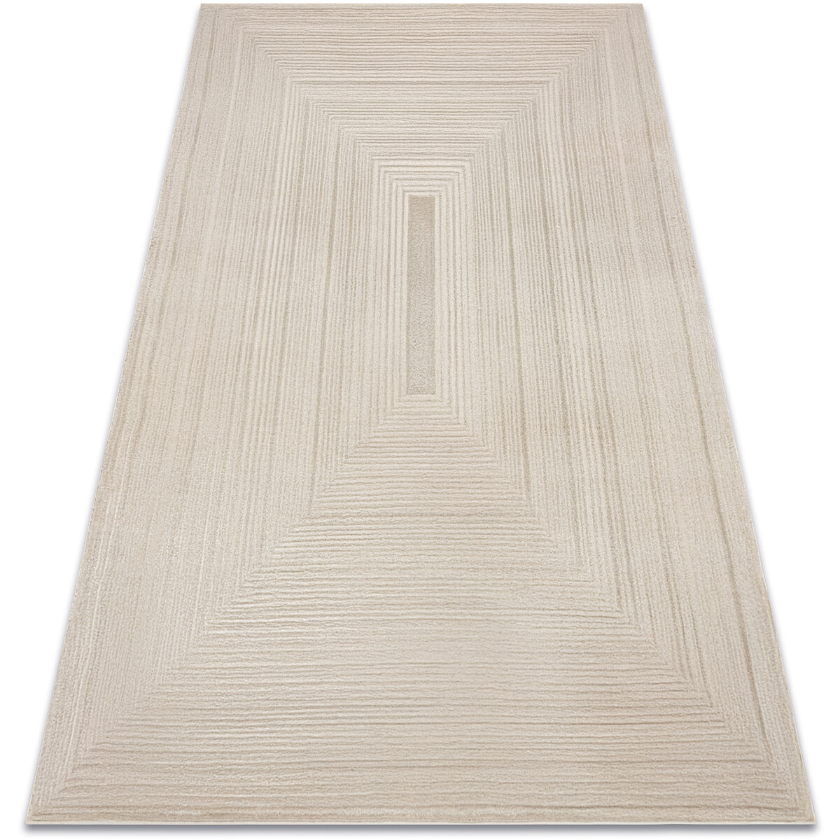 Rugsx  Koberec BALANCE 8788 taupe - Geometrický, struktu 160x220 cm  Béžová