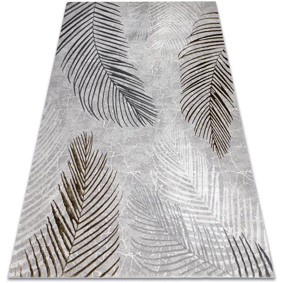 Rugsx  Koberec ALLURE 8752 Palmové listy - Strukturálnà160x220 cm  Šedá