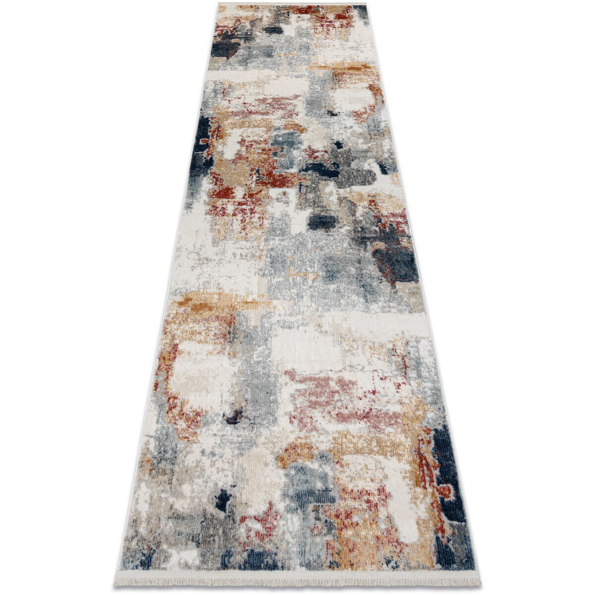 Rugsx  DISTIN 0144B bílá / růže / prášek 80x200 cm  Bílá