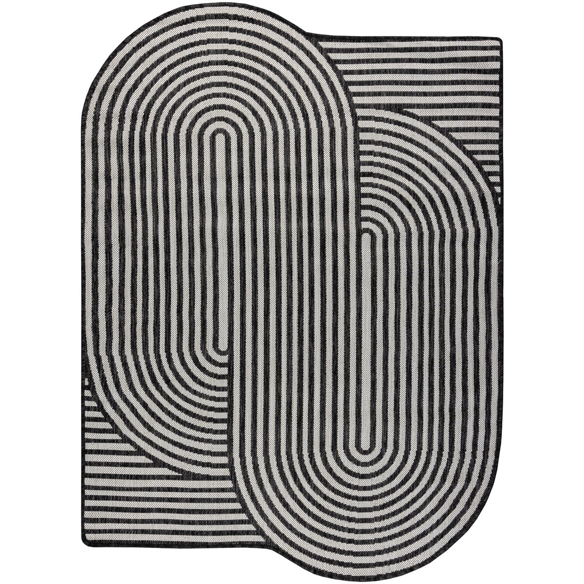 Rugsx  ORGANIC 2131 sisalový koberec Geometric ecru  120x170 cm  Béžová