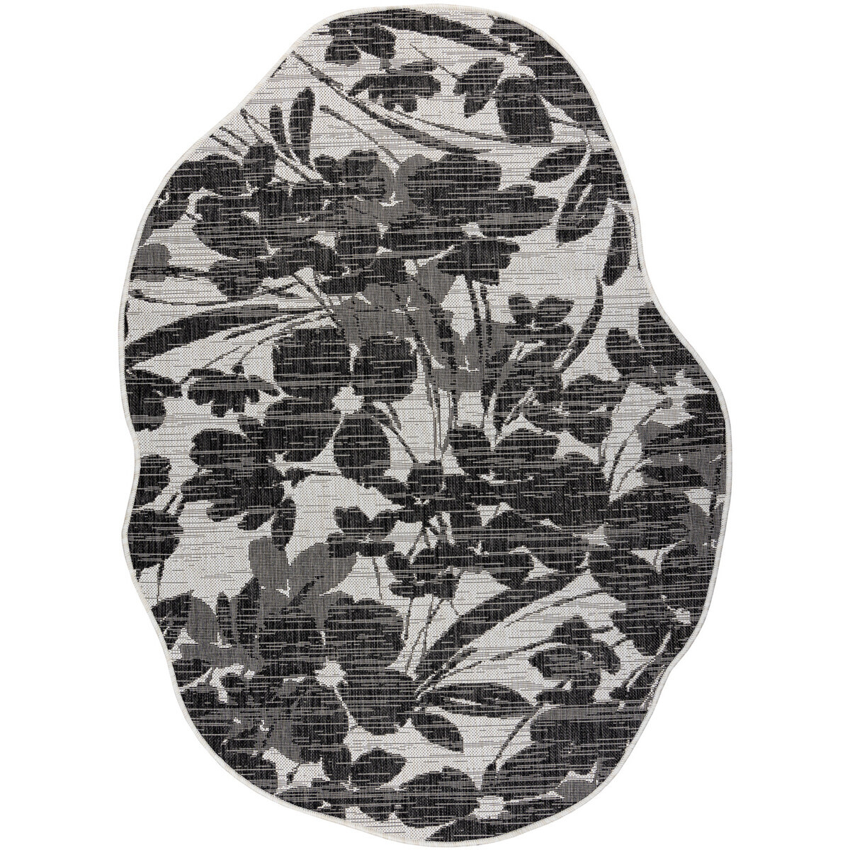 Rugsx  ORGANIC 2735 sisalový koberec Květiny ecru  120x170 cm  Béžová