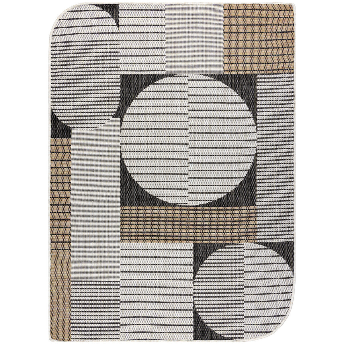 Rugsx  ORGANIC 2769 sisalový koberec Geometric ecru  120x170 cm  Béžová