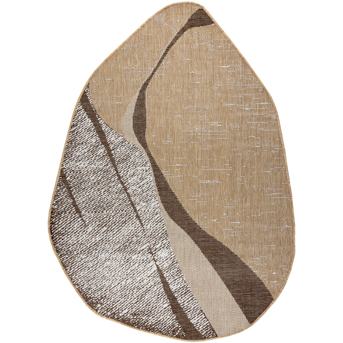 Rugsx  ORGANIC 2739 sisalový koberec Kámen přírodní  120x170 cm  Béžová