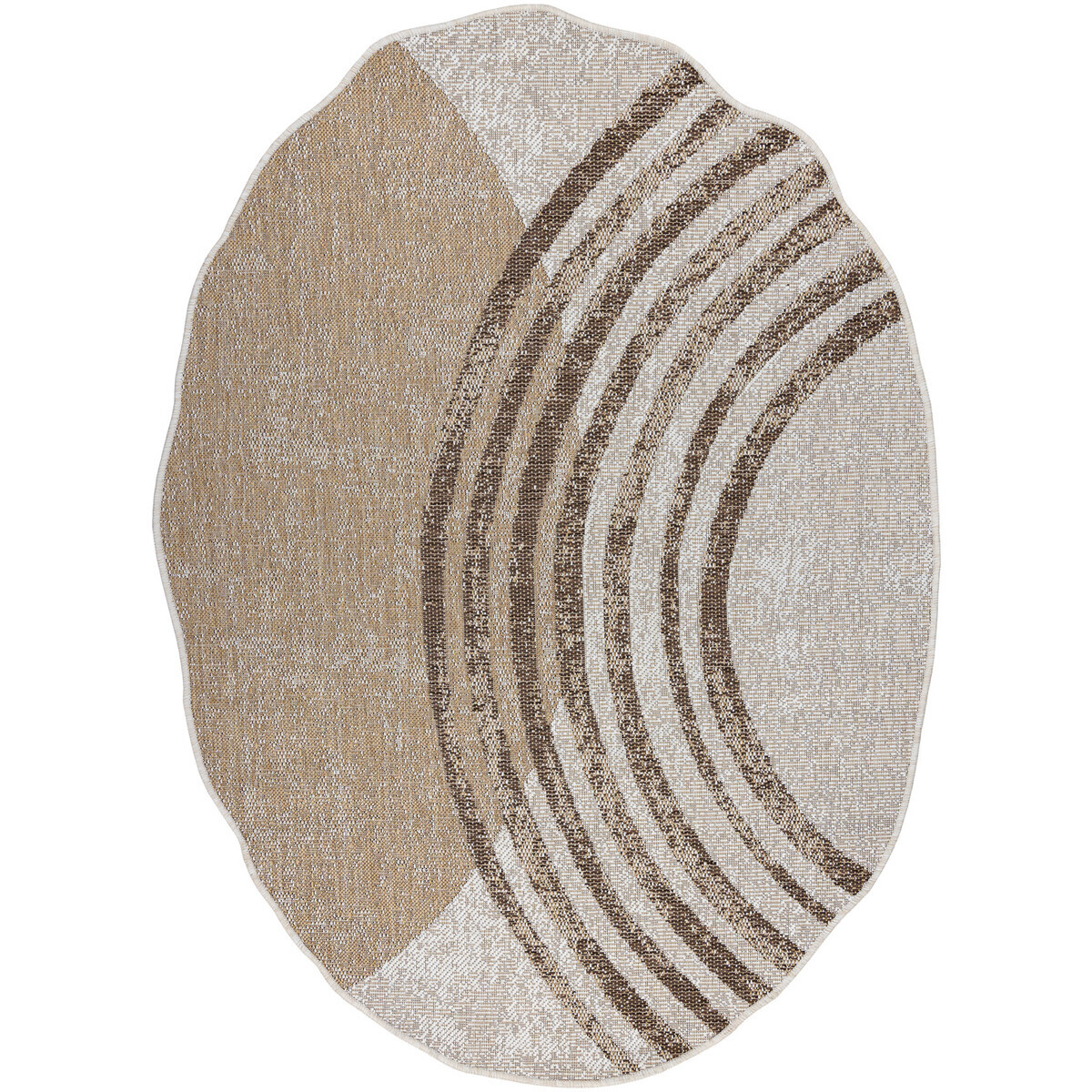 Rugsx  ORGANIC 2767 sisalový koberec Geometric ecru / 120x170 cm  Béžová