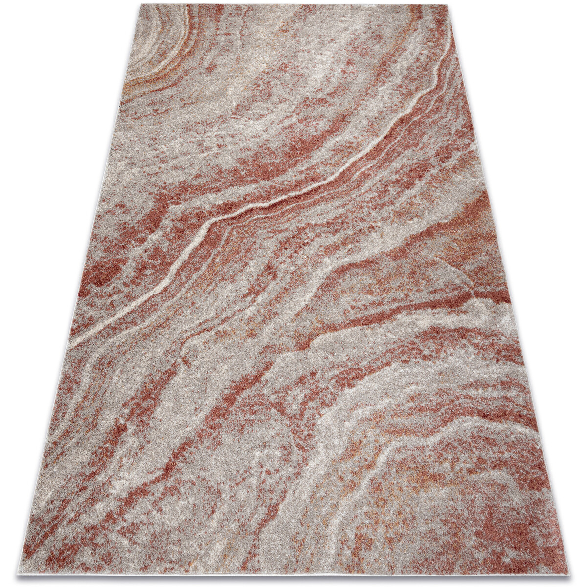 Rugsx  Koberec FUSION 9776 béžová / terakota - 120x170 cm  Béžová