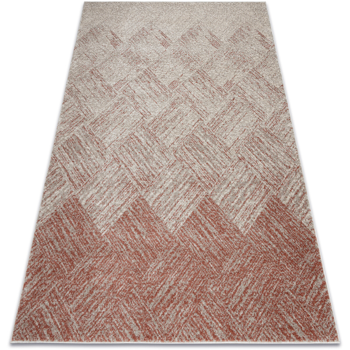 Rugsx  Koberec FUSION 9775 krémová / terakota - 120x170 cm  Béžová