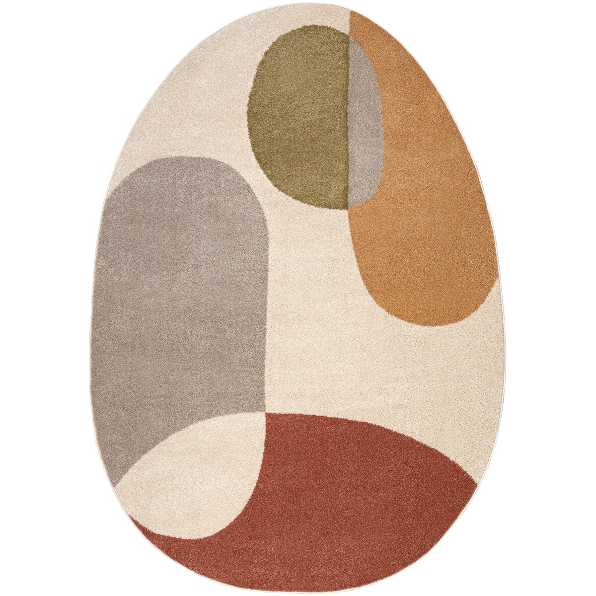 Rugsx  Koberec FUSION 5706 krémová / terakota Shape 160x220 cm  Béžová