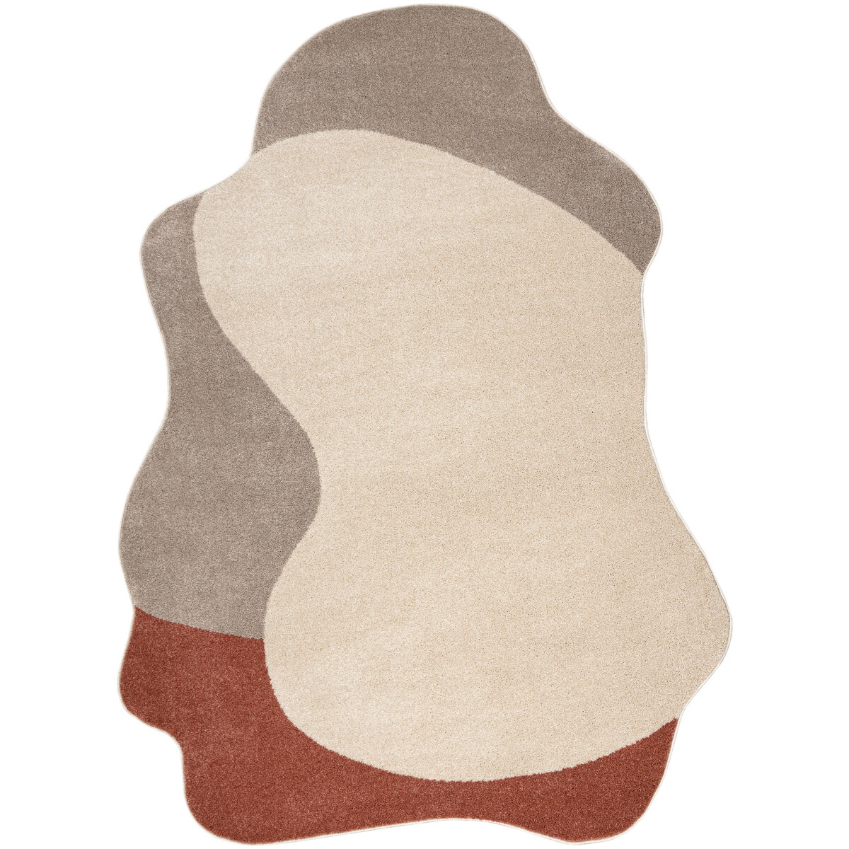Rugsx  Koberec FUSION 5710 krémová / terakota Shape 160x220 cm  Béžová
