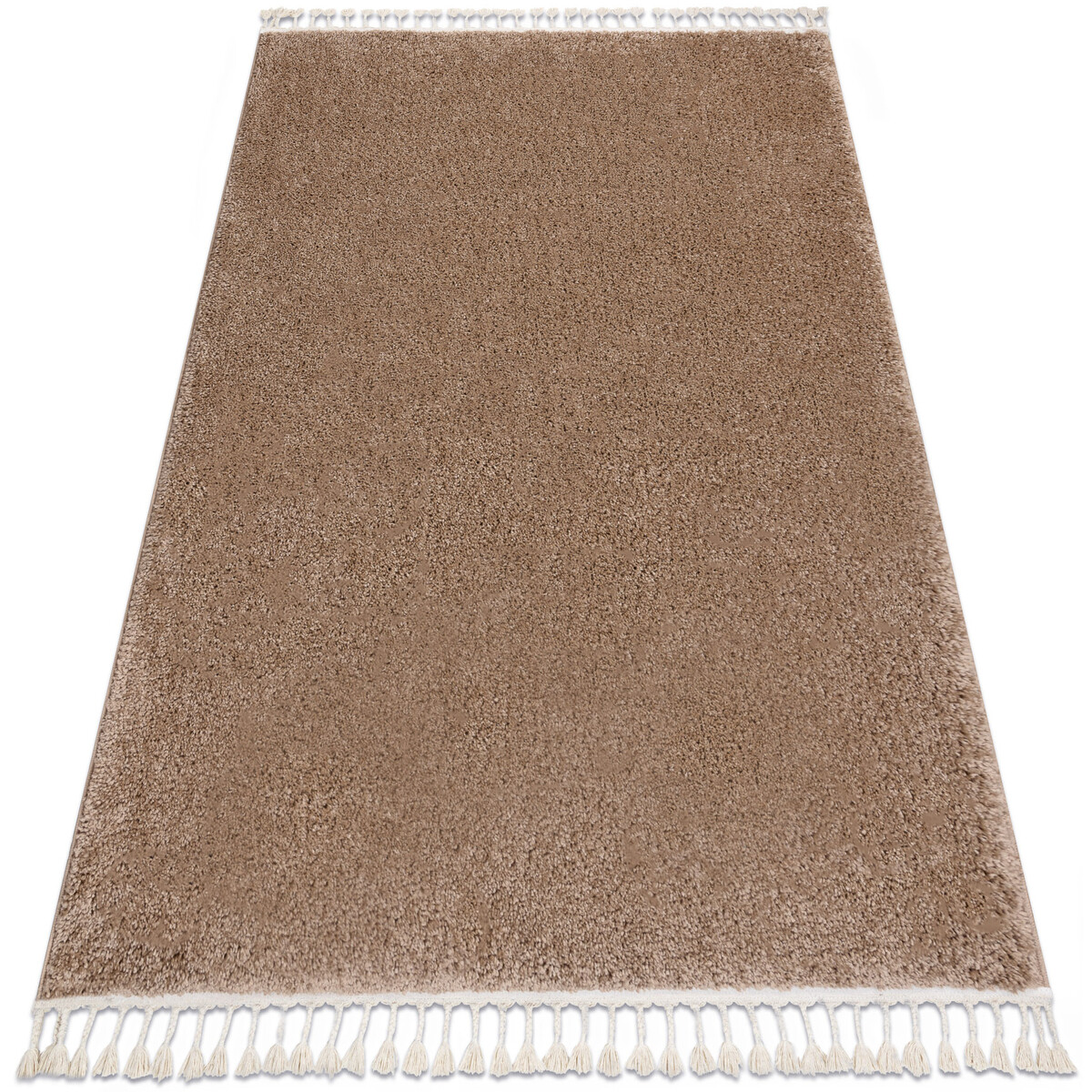 Rugsx  Koberec BERBER 9000 béžový - střapce, Maroko, 120x170 cm  Béžová
