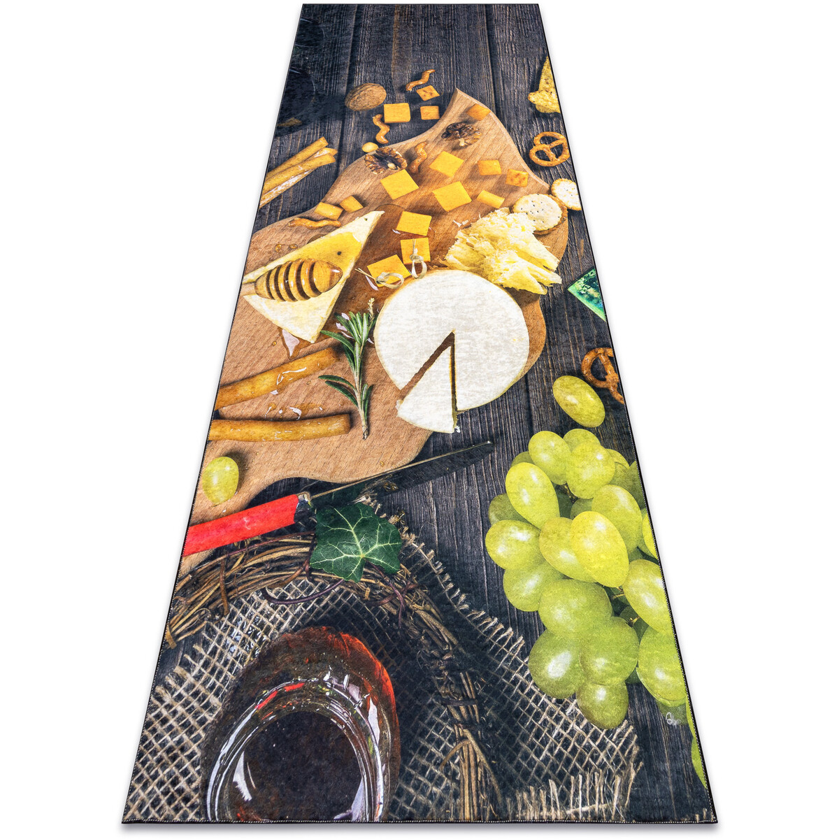 Rugsx  ANDRE mycí kobereček 9009 Svačinky kuchyň prot 80x200 cm  Hnědá
