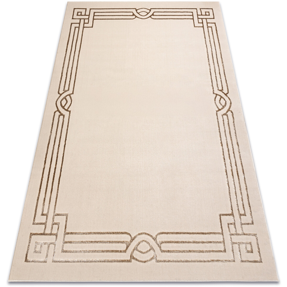 Rugsx  Koberec ALLURE 1907 řecký vzor rámu - 120x170 cm  Béžová