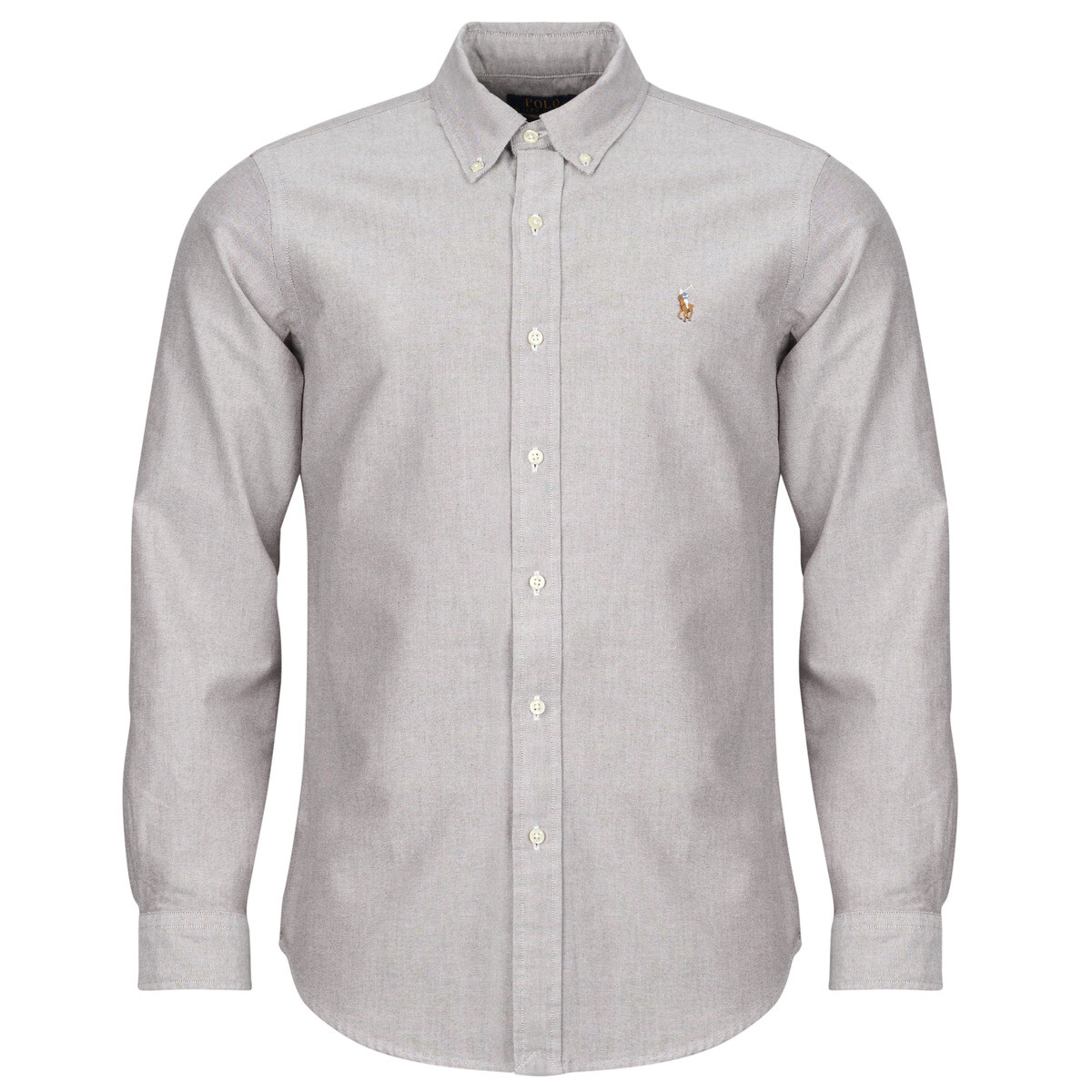 Polo Ralph Lauren  CHEMISE COUPE DROITE EN OXFORD  Hnědá