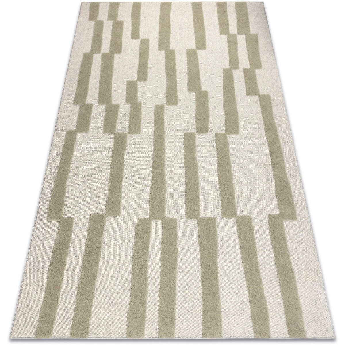 Rugsx  Vlněný koberec FLUX 461.109.SA400 OSTA - Geometr 120x170 cm  Béžová