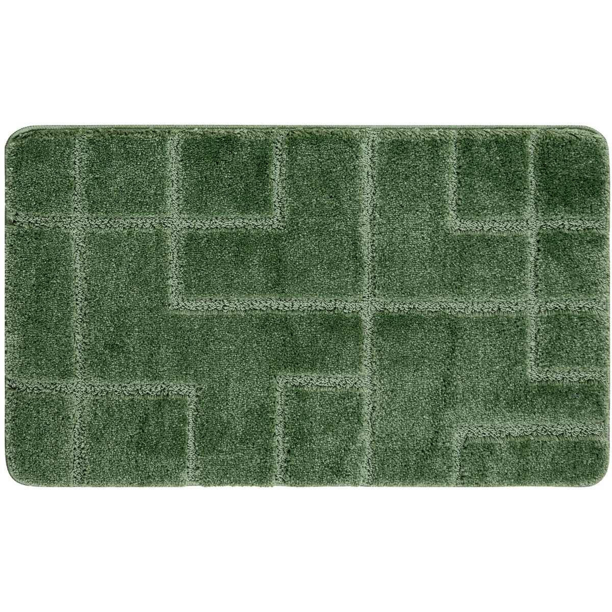 Rugsx  Koupelnový koberec SUPREME LINES, linky, protiskl 50x80 cm  Zelená