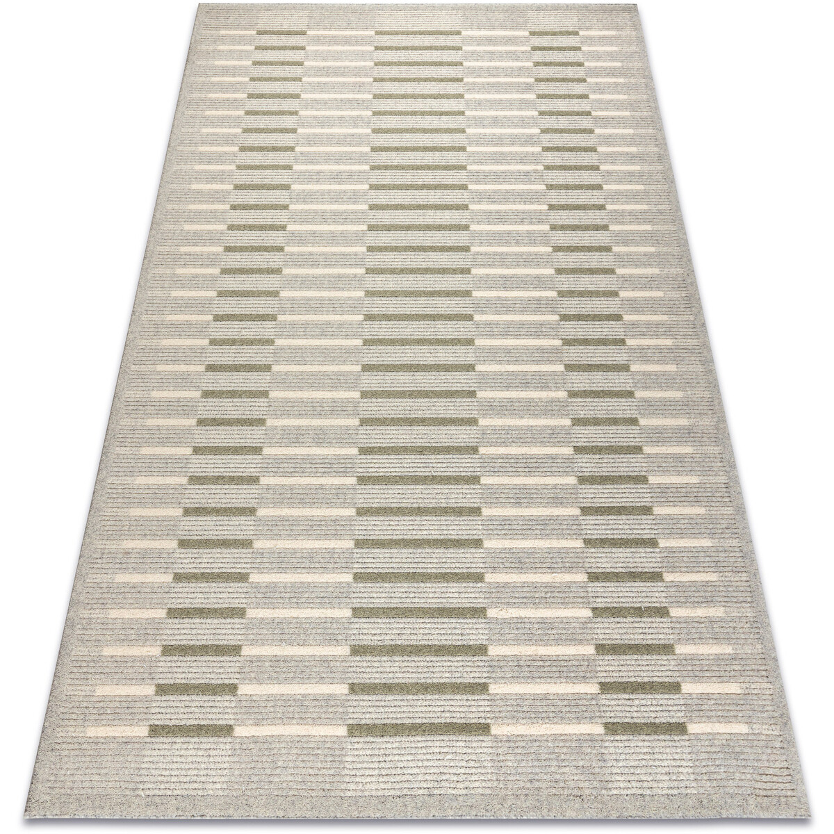 Rugsx  Vlněný koberec FLUX 461.124.SA400 OSTA - Geometr 120x170 cm  Šedá