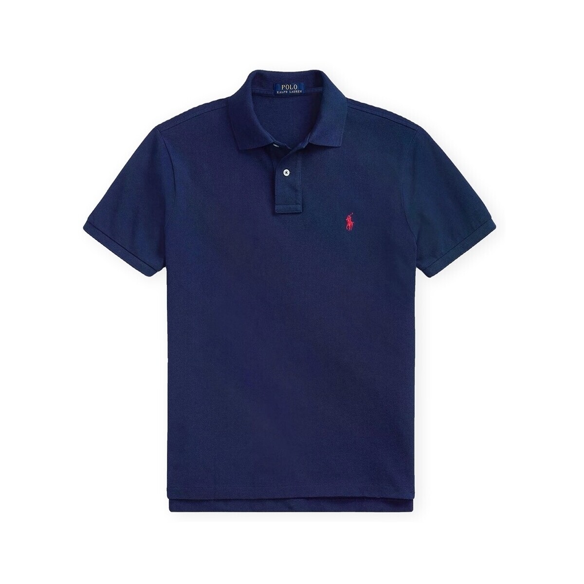 Polo Ralph Lauren  Custom Slim Fit Mesh Polo Shirt - Navy  Modrá