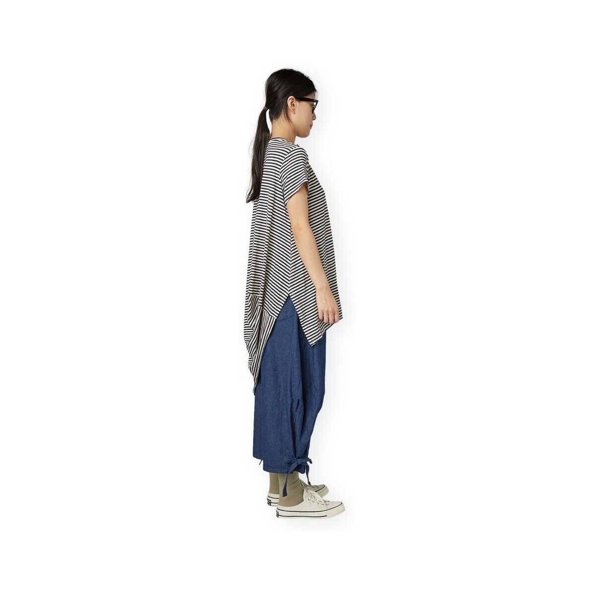 Wendy Trendy Trousers 926016 - Denim Modrá