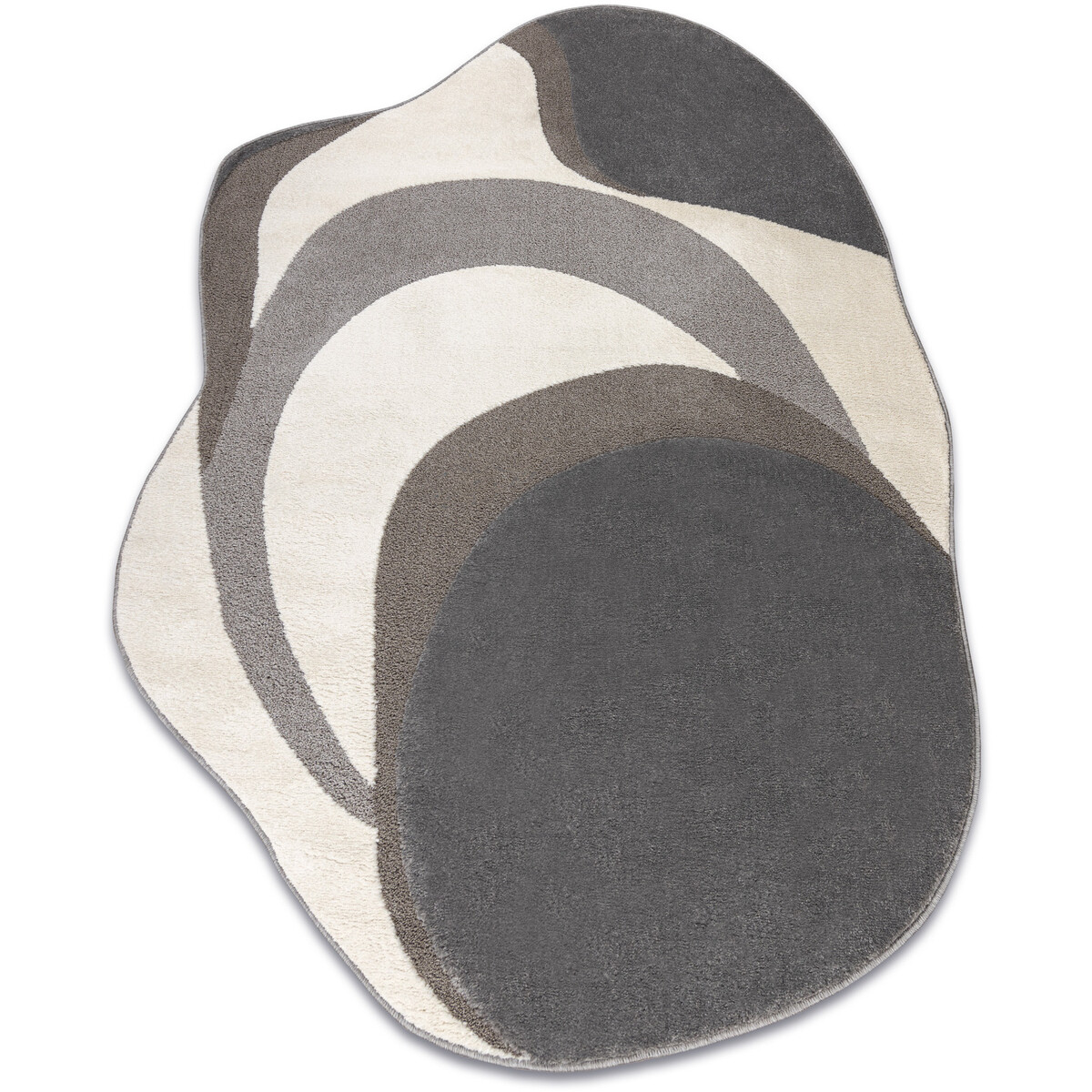 Rugsx  Koberec DUNE 8085 SHAPE krémový / šedá 133x190 cm  Béžová