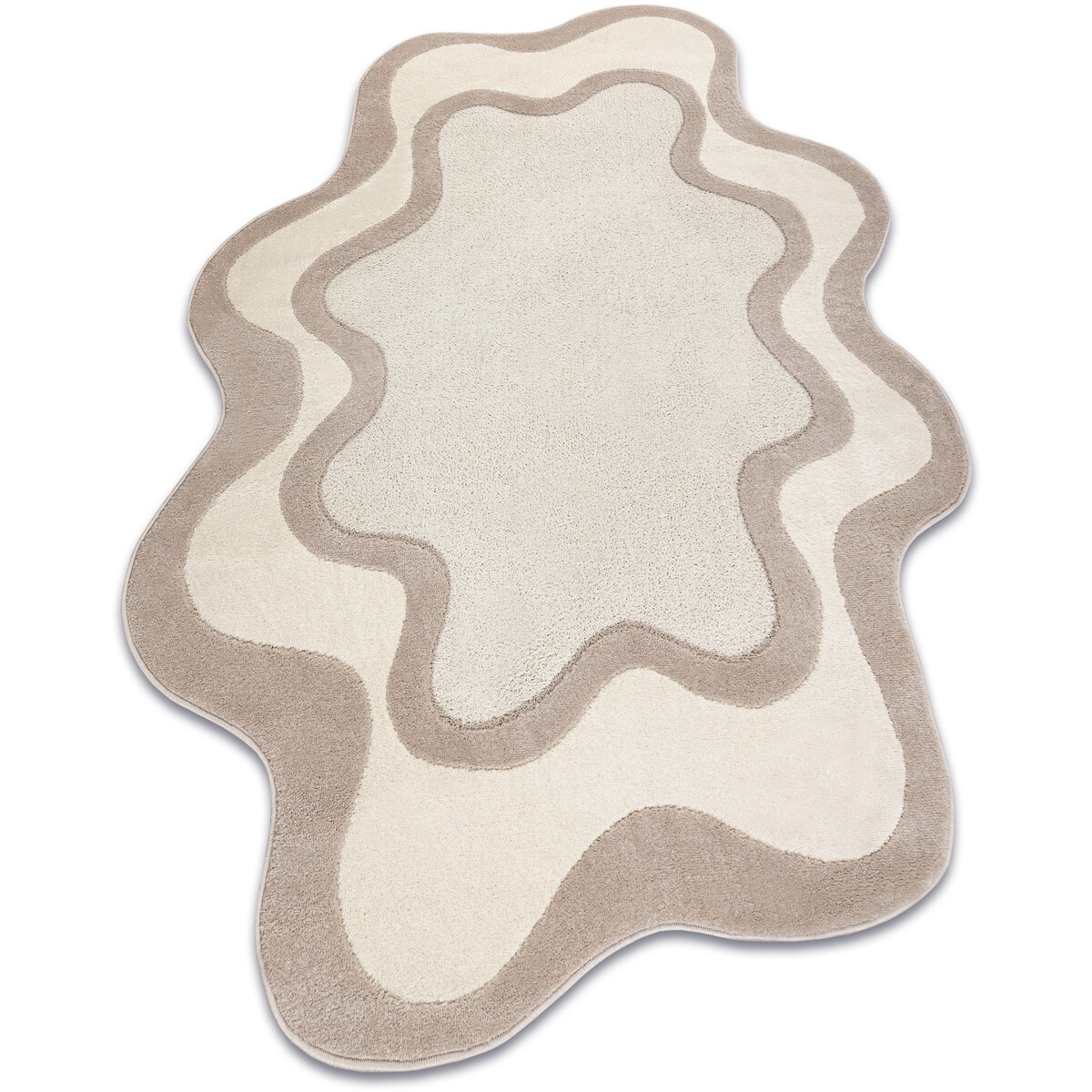 Rugsx  Koberec DUNE 8086 SHAPE krémový / béžová 133x190 cm  Béžová