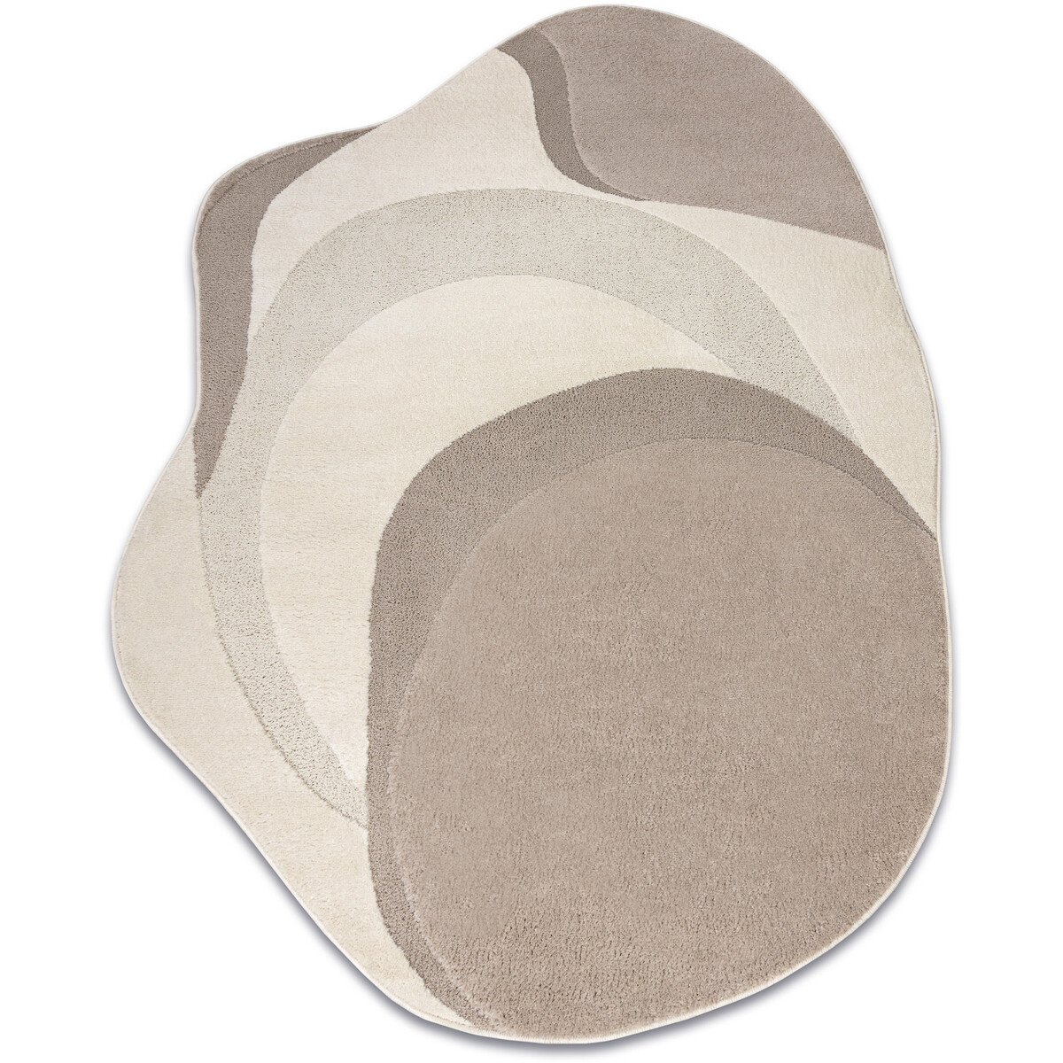 Rugsx  Koberec DUNE 8085 SHAPE krémový / béžová 133x190 cm  Béžová